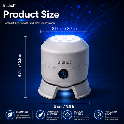🔥Last day 70%off丨Billhol® Night Light Projector — Smart 5D Holographic Starry Sky & Ocean Projector 🌠🔴