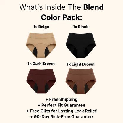 Last Day 50% OFF|LBMLBM™ 100% Leak-Proof Underwear 4-pack🔴