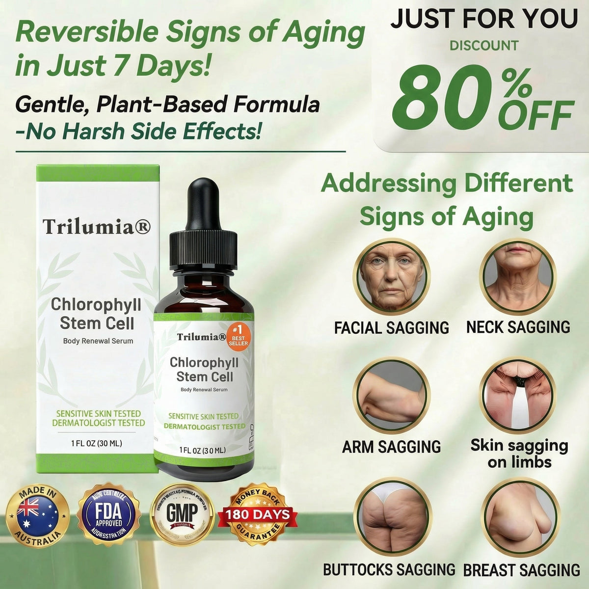 𝐎𝐟𝐟𝐢𝐜𝐢𝐚𝐥𝐥𝐲 𝐀𝐮𝐭𝐡𝐨𝐫𝐢𝐬𝐞𝐝 𝑬𝒙𝒄𝒍𝒖𝒔𝒊𝒗𝒆 𝑬𝒅𝒊𝒕𝒊𝒐𝒏✅𝑇𝑟𝑖𝑙𝑢𝑚𝑖𝑎® 𝖢𝗁𝗅𝗈𝗋𝗈𝗉𝗁𝗒𝗅𝗅 & 𝑆𝑡𝑒𝑚 𝐶𝑒𝑙𝑙 𝖻𝗈𝖽𝗒 𝗋𝖾𝗇𝖾𝗐𝖺𝗅 𝗌𝖾𝗋𝗎𝗆（𝐿𝑖𝑓𝑡 & 𝐹𝑖𝑟𝑚 𝑆𝑎𝑔𝑔𝑖𝑛𝑔 𝑆𝑘𝑖𝑛 & 𝑅𝑒𝑑𝑢𝑐𝑒 𝑊𝑟𝑖𝑛𝑘𝑙𝑒 𝐹𝑜𝑟𝑚𝑎𝑡𝑖𝑜𝑛😈