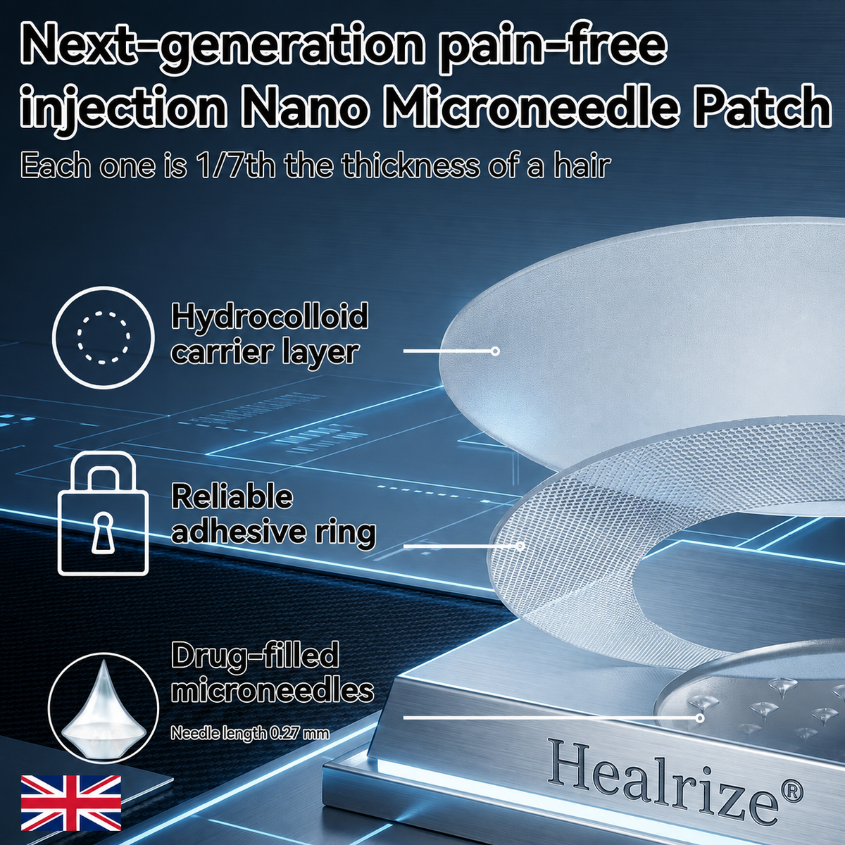 FDA Registered & GMP Certified  | 🧑‍⚕️🩺 𝐇𝐞𝐚𝐥𝐫𝐢𝐳𝐞® Moringa & Berberine 10-IN-1 Advanced NanoMicroneedle Patch |  Backed by Scientific Evidence |10-in-1 Formula | Results in 5 Days🌞