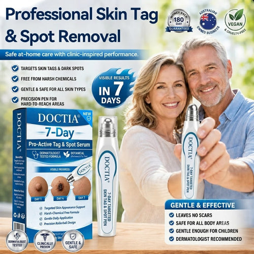 DOCTIA® 7-Day Skin Tag & Spot Eraser Painless & Scar-Free Advanced Imperfection Removal Rollerball Pen