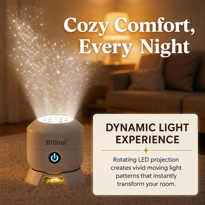 🔥Last day 70%off丨Billhol® Night Light Projector — Smart 5D Holographic Starry Sky & Ocean Projector 🌠🔴