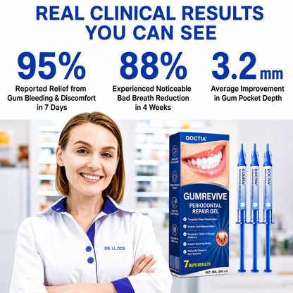 🏅🦷🛡️ DOCTIA® GumRevive Advanced Periodontal Care Gel | Daily Gum & Oral Care🍃🍃