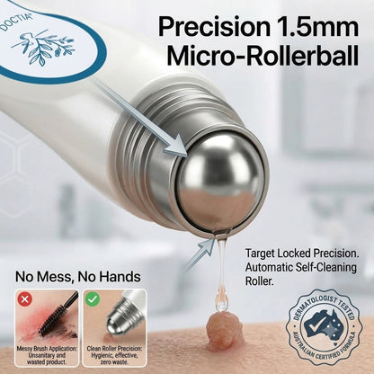 DOCTIA® 7-Day Skin Tag & Spot Eraser Painless & Scar-Free Advanced Imperfection Removal Rollerball Pen