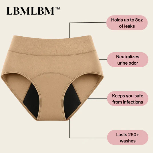 Last Day 50% OFF|LBMLBM™ 100% Leak-Proof Underwear 4-pack🔴