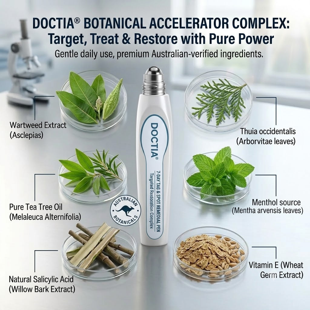 DOCTIA® 7-Day Skin Tag & Spot Eraser Painless & Scar-Free Advanced Imperfection Removal Rollerball Pen