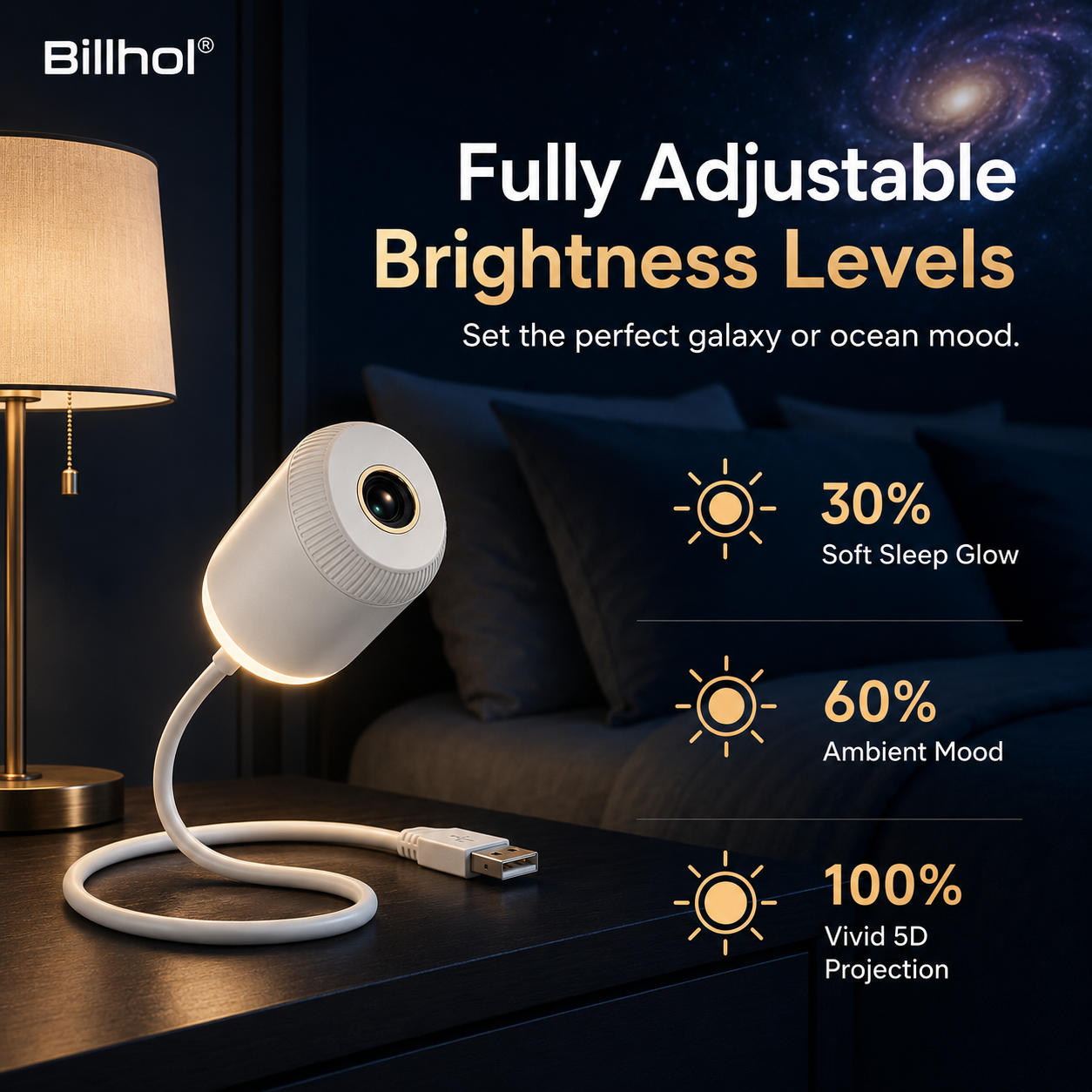 Billhol® Night Light Projector – Smart Holographic Star Projector🐦‍🔥