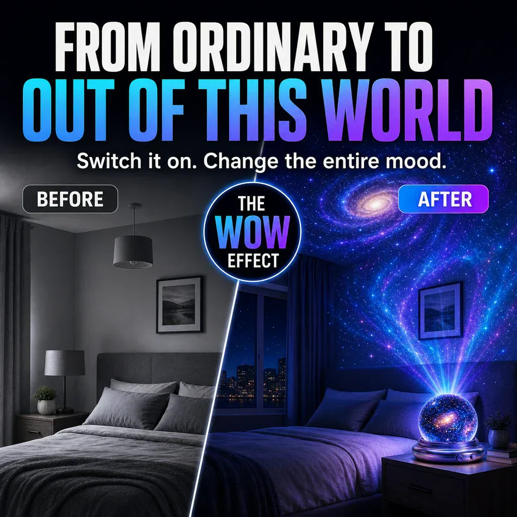 Topacme® Smart Dynamic 5D Galaxy & Ocean Atmosphere Projector Night Light™